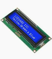 LCD 1602 Blue Screen with IIC/I2C Adapter