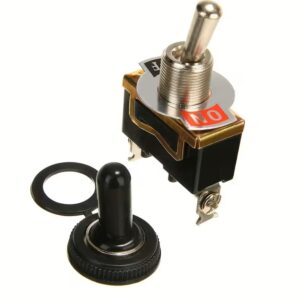KN3C-101 15A 250V Heavy-Duty Toggle Switch (12mm Panel Mount)